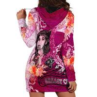Breast Cancer New Zealand Hoodie Dress Maori Aotearoa Girl Pink Out DT02 - Polynesian Pride