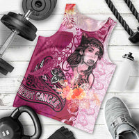 Breast Cancer New Zealand Men Tank Top Maori Aotearoa Girl Pink Out DT02 - Polynesian Pride