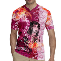 Breast Cancer New Zealand Rugby Jersey Maori Aotearoa Girl Pink Out DT02 - Polynesian Pride
