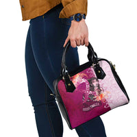 Breast Cancer New Zealand Shoulder Handbag Maori Aotearoa Girl Pink Out DT02 - Polynesian Pride
