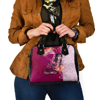 Breast Cancer New Zealand Shoulder Handbag Maori Aotearoa Girl Pink Out DT02 - Polynesian Pride