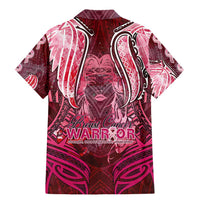 Breast Cancer Warrior Family Matching Mermaid Dress and Hawaiian Shirt Angel Wings Polynesian Pattern DT02 - Polynesian Pride