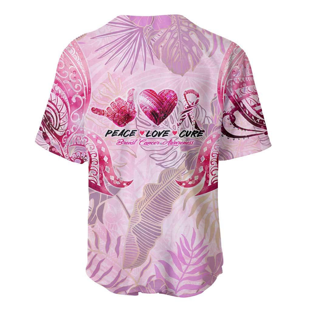 Breast Cancer Polynesian Baseball Jersey I Can Do All Things Through Christ DT02 - Polynesian Pride