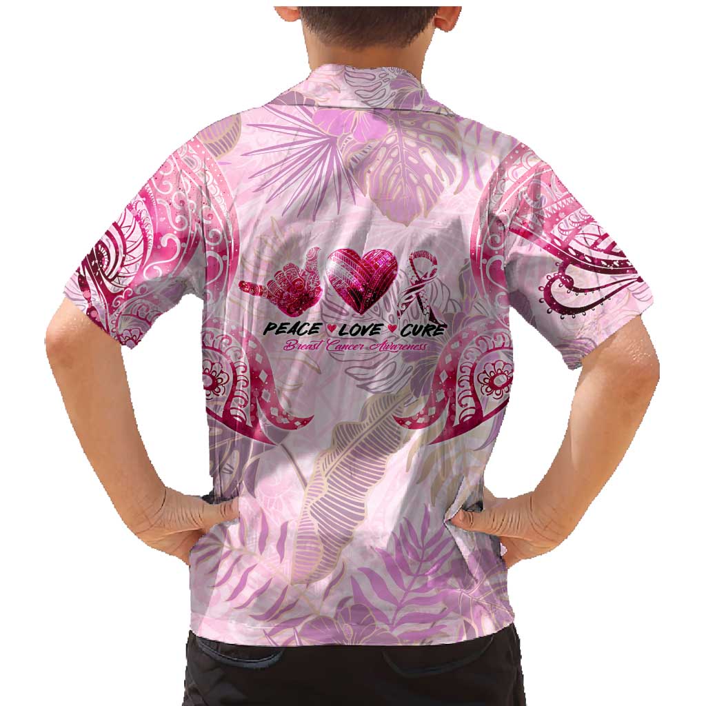 Breast Cancer Polynesian Family Matching Mermaid Dress and Hawaiian Shirt I Can Do All Things Through Christ DT02 - Polynesian Pride