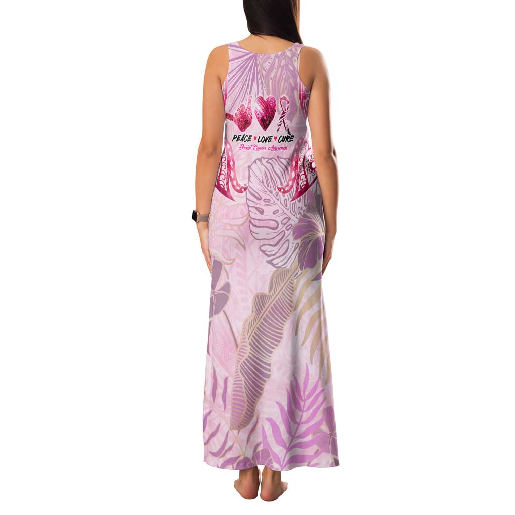 Breast Cancer Polynesian Family Matching Tank Maxi Dress and Hawaiian Shirt I Can Do All Things Through Christ DT02 - Polynesian Pride