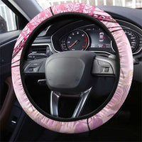 Breast Cancer Polynesian Steering Wheel Cover I Can Do All Things Through Christ DT02 - Polynesian Pride