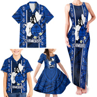 Guam Chamorro Warrior Family Matching Tank Maxi Dress and Hawaiian Shirt Traditional Tribal Patterns DT02 - Polynesian Pride