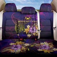 Wallis and Futuna Back Car Seat Cover Whale Hibiscus Polynesian