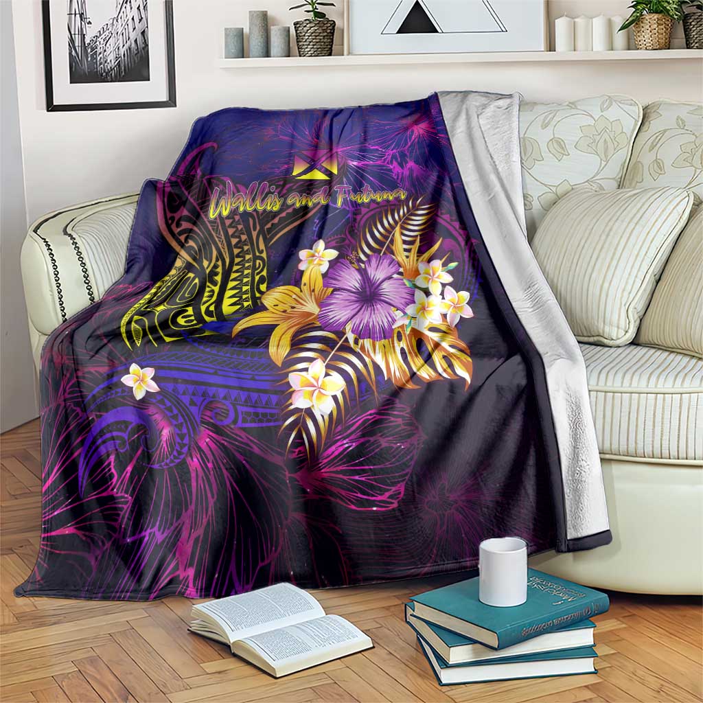 Wallis and Futuna Blanket Whale Hibiscus Polynesian