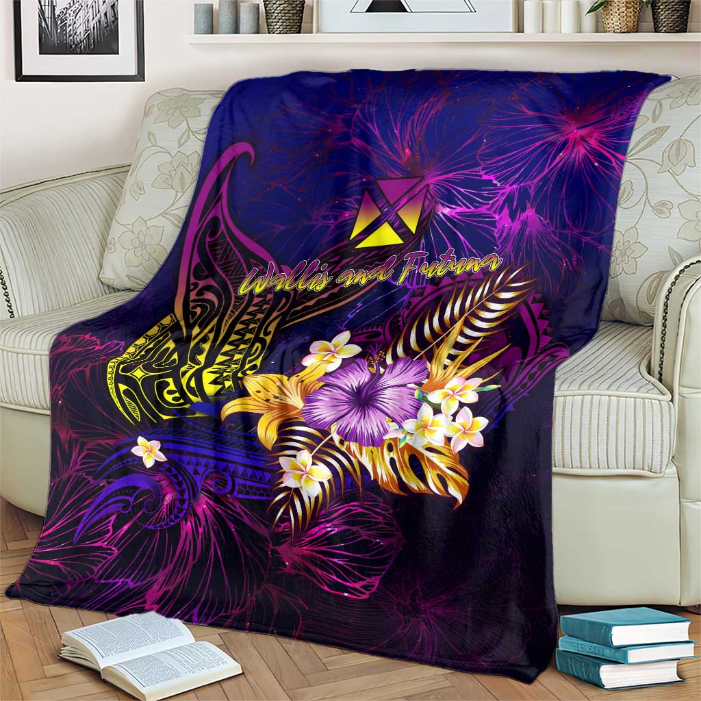 Wallis and Futuna Blanket Whale Hibiscus Polynesian