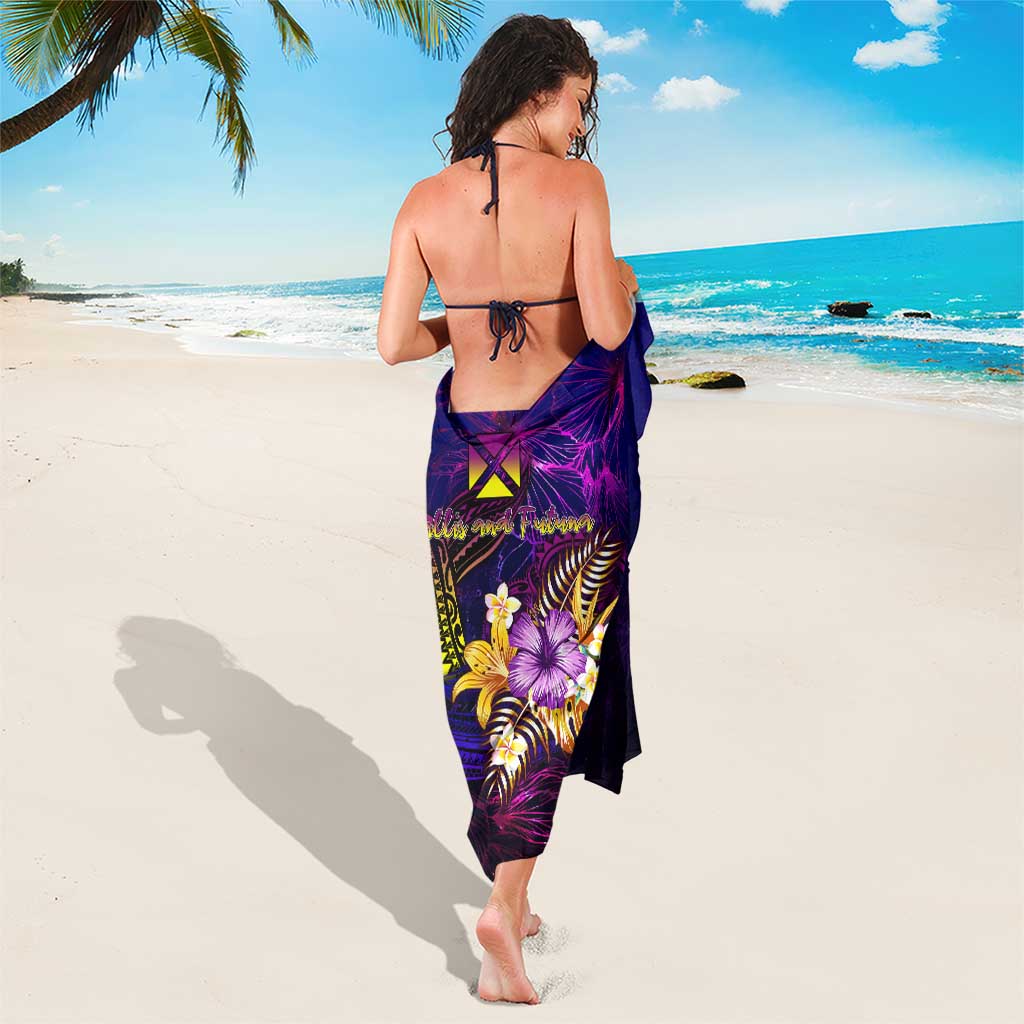 Wallis and Futuna Sarong Whale Hibiscus Polynesian