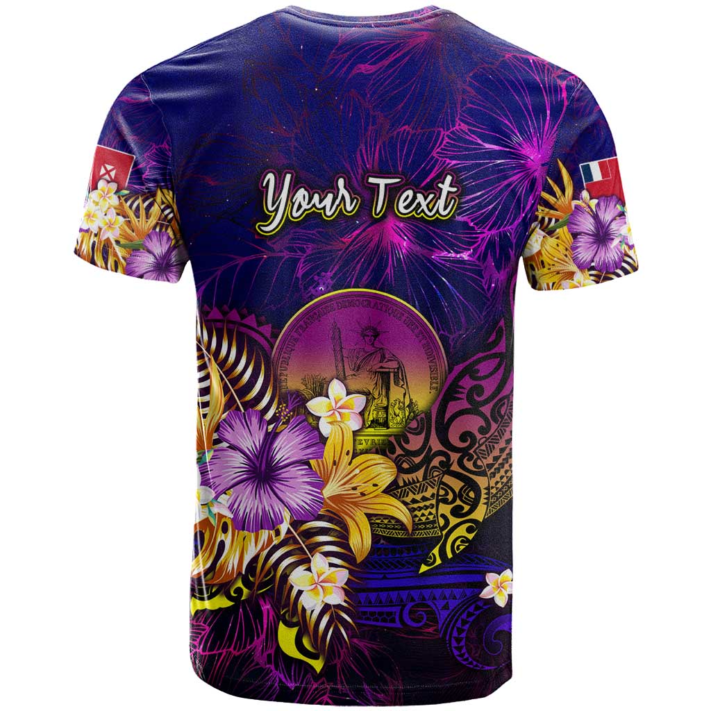 Wallis and Futuna T Shirt Whale Hibiscus Polynesian