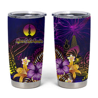 New Caledonia Tumbler Cup Whale Hibiscus Polynesian DT02 Purple - Polynesian Pride