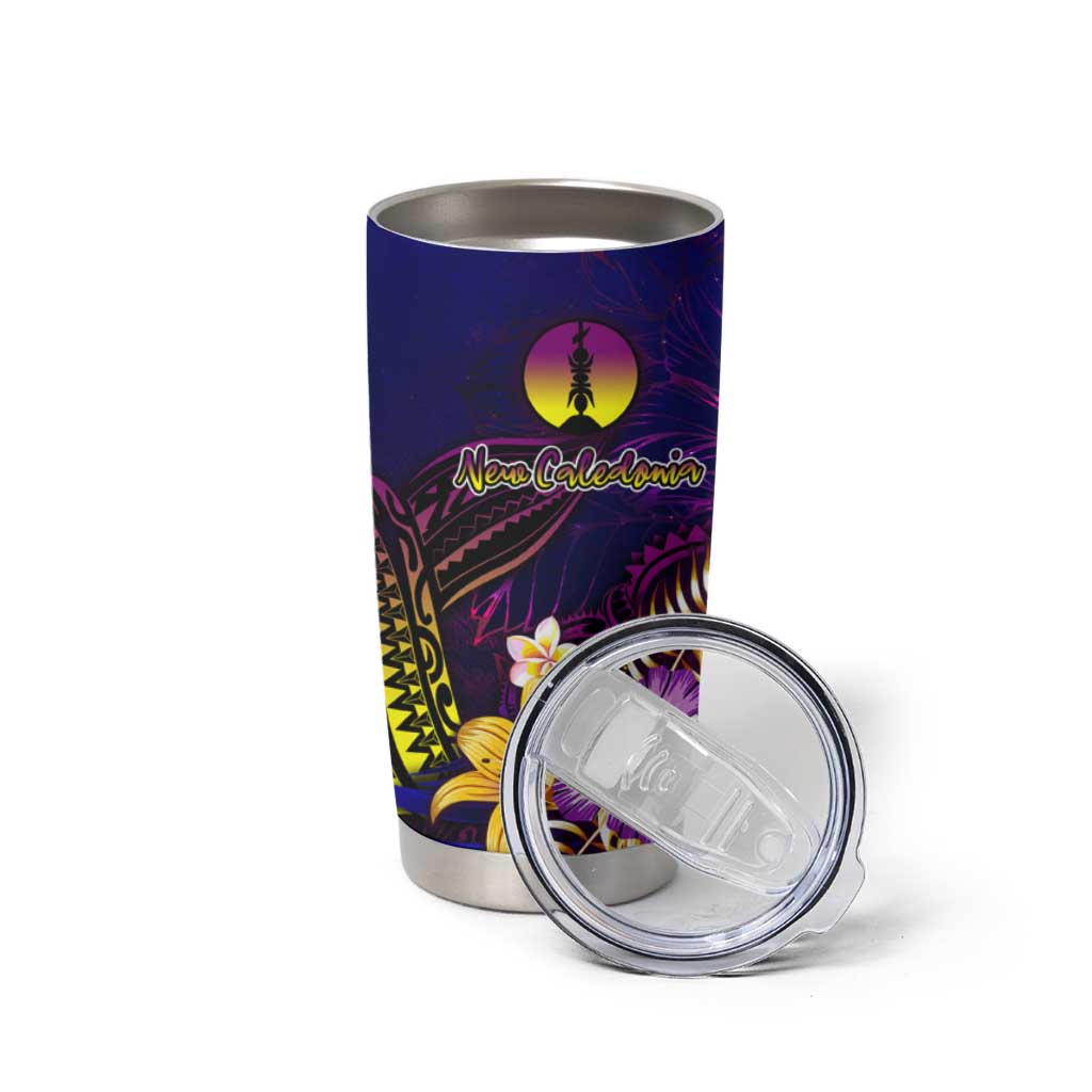 New Caledonia Tumbler Cup Whale Hibiscus Polynesian DT02 - Polynesian Pride