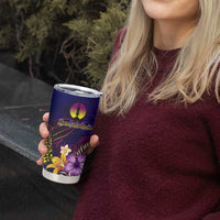 New Caledonia Tumbler Cup Whale Hibiscus Polynesian DT02 - Polynesian Pride