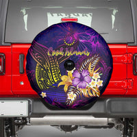 Cook Islands Spare Tire Cover Whale Hibiscus Polynesian DT02 - Polynesian Pride