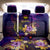 Nauru Back Car Seat Cover Whale Hibiscus Polynesian