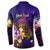 Nauru Button Sweatshirt Whale Hibiscus Polynesian