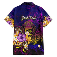 Nauru Family Matching Summer Maxi Dress and Hawaiian Shirt Whale Hibiscus Polynesian DT02 - Polynesian Pride
