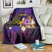 Tuvalu Blanket Whale Hibiscus Polynesian