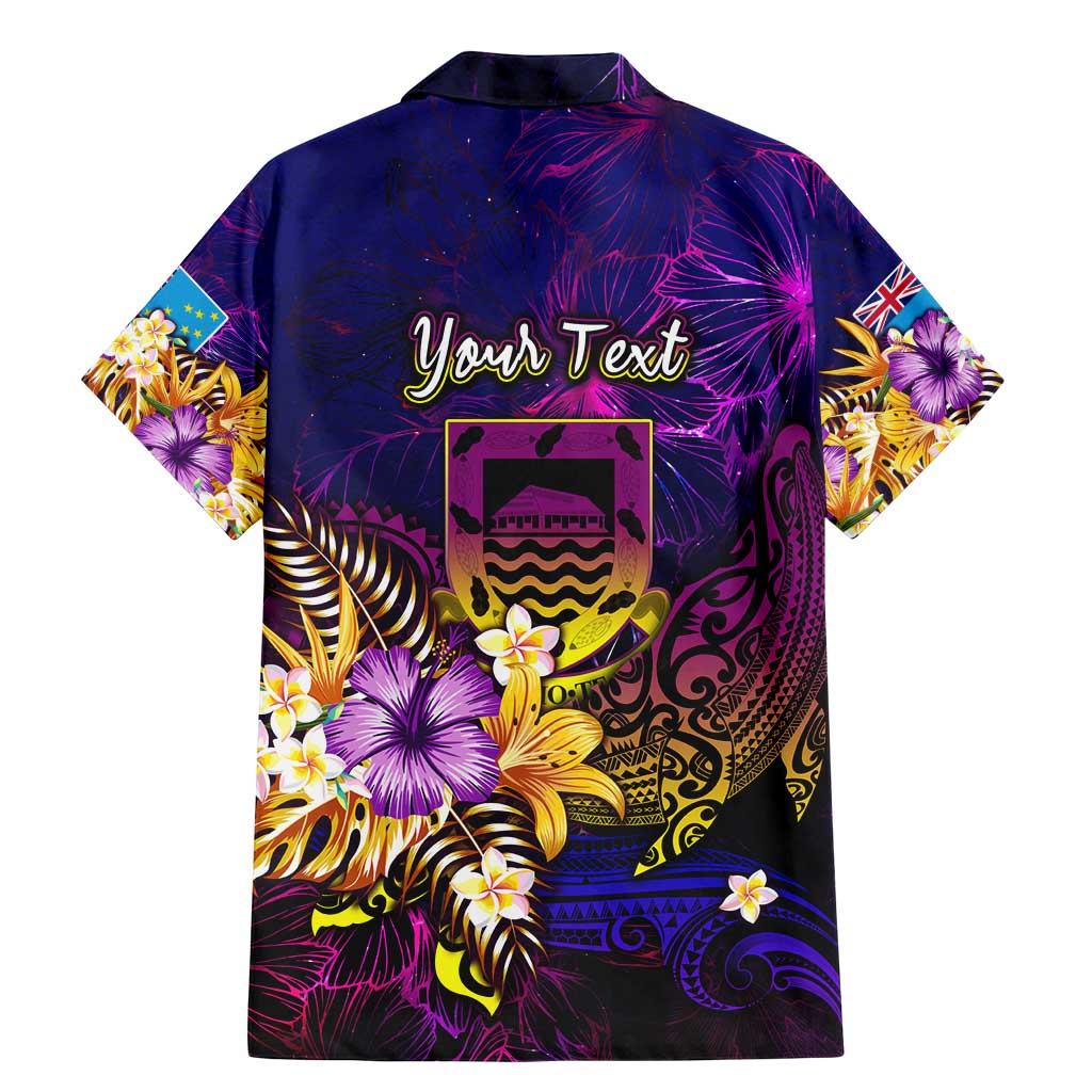 Tuvalu Family Matching Mermaid Dress and Hawaiian Shirt Whale Hibiscus Polynesian DT02 - Polynesian Pride