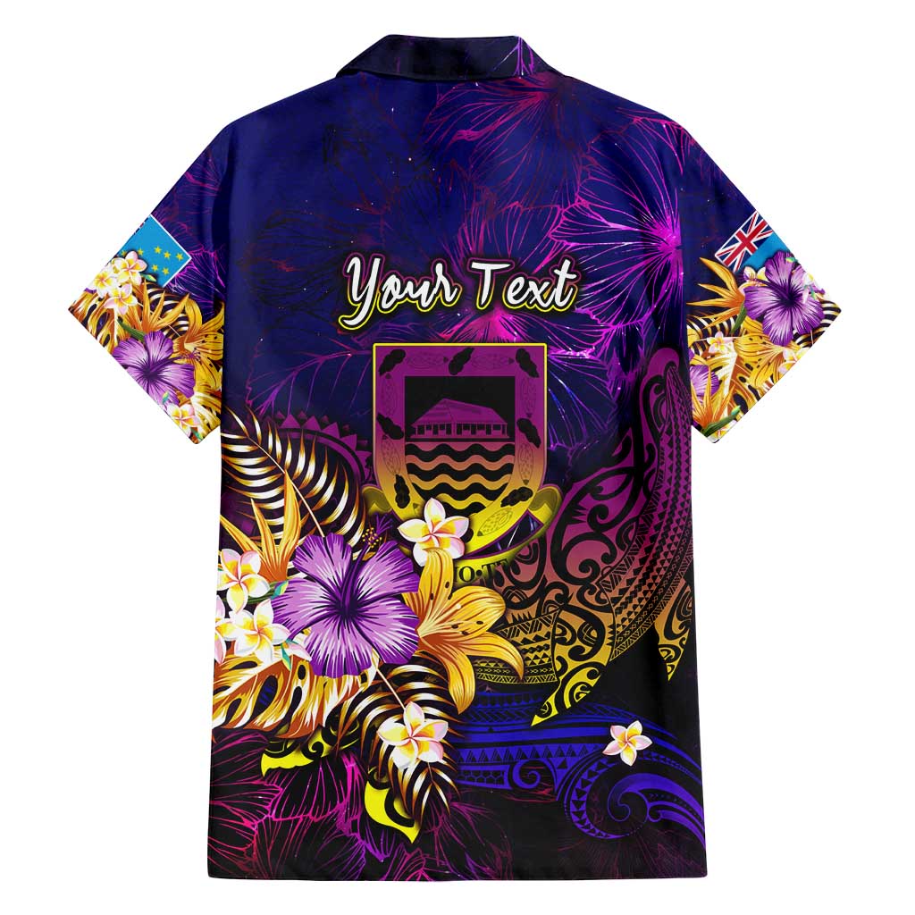 Tuvalu Family Matching Summer Maxi Dress and Hawaiian Shirt Whale Hibiscus Polynesian DT02 - Polynesian Pride