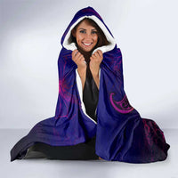 Tuvalu Hooded Blanket Whale Hibiscus Polynesian