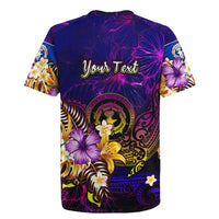 Northern Mariana Islands Rugby Jersey Whale Hibiscus Polynesian