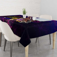 Northern Mariana Islands Tablecloth Whale Hibiscus Polynesian