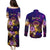Marshall Islands Couples Matching Puletasi and Long Sleeve Button Shirt Whale Hibiscus Polynesian