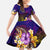 Marshall Islands Family Matching Off Shoulder Maxi Dress and Hawaiian Shirt Whale Hibiscus Polynesian