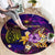 Marshall Islands Round Carpet Whale Hibiscus Polynesian