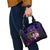 Marshall Islands Shoulder Handbag Whale Hibiscus Polynesian
