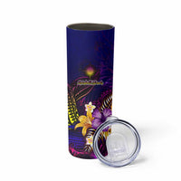 Marshall Islands Skinny Tumbler Whale Hibiscus Polynesian