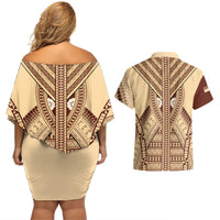 fiji-bula-couples-matching-off-shoulder-short-dress-and-hawaiian-shirt-tapa-pattern-design
