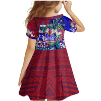 Manu Samoa Rugby 2023 Family Matching Mermaid Dress and Hawaiian Shirt Humpback Whale Hexagon Tribal Tropical Style DT02 - Polynesian Pride