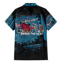 Fiji Rugby Family Matching Mermaid Dress and Hawaiian Shirt Bring The Heat DT02 - Polynesian Pride