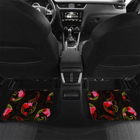 Wallis and Futuna Car Mats Octopus Plumeria Polynesian Tattoo