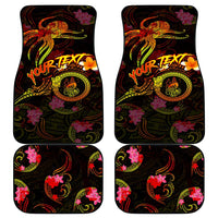 New Caledonia Car Mats Octopus Plumeria Polynesian Tattoo DT02 - Polynesian Pride
