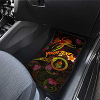 New Caledonia Car Mats Octopus Plumeria Polynesian Tattoo DT02 - Polynesian Pride