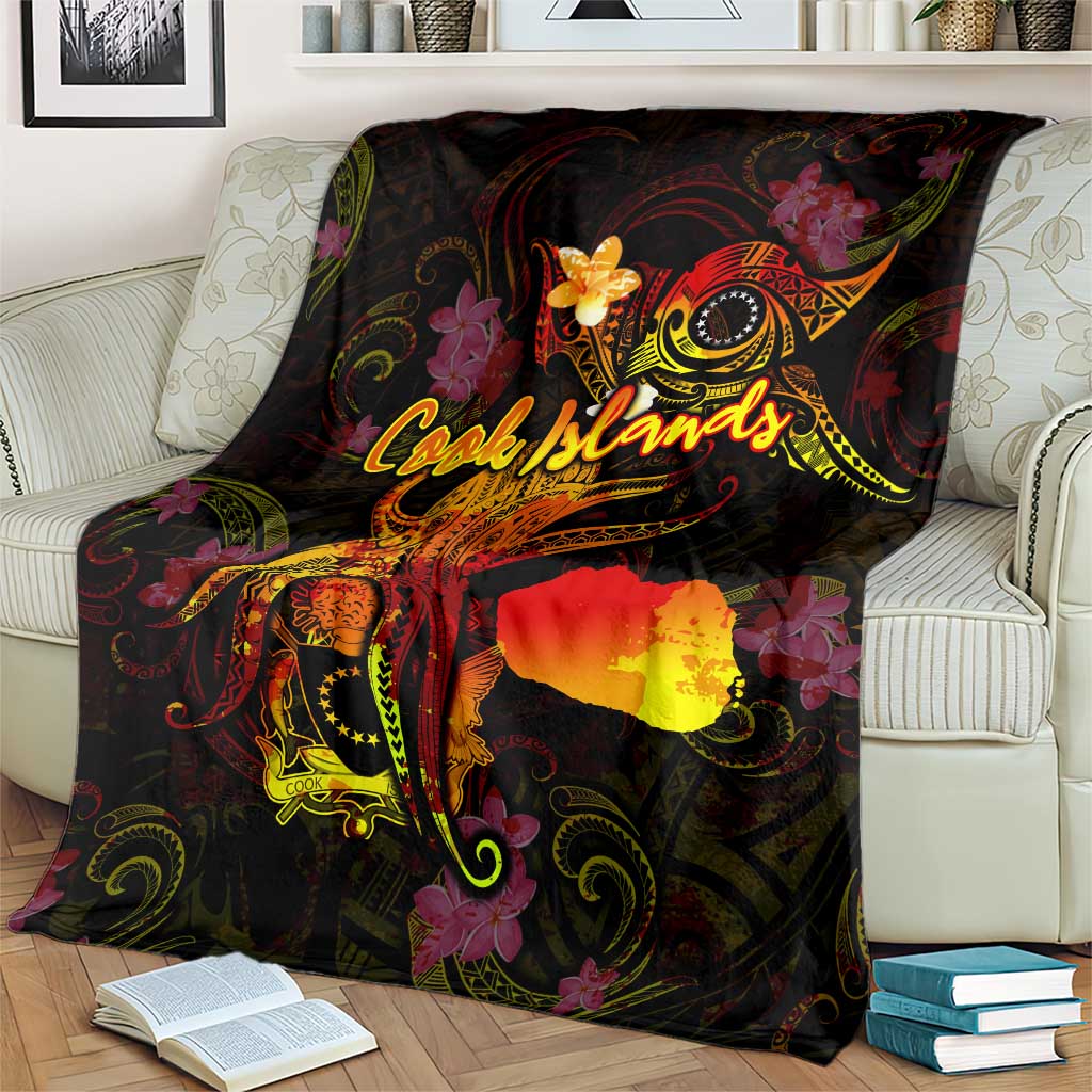 Cook Islands Blanket Octopus Plumeria Polynesian Tattoo