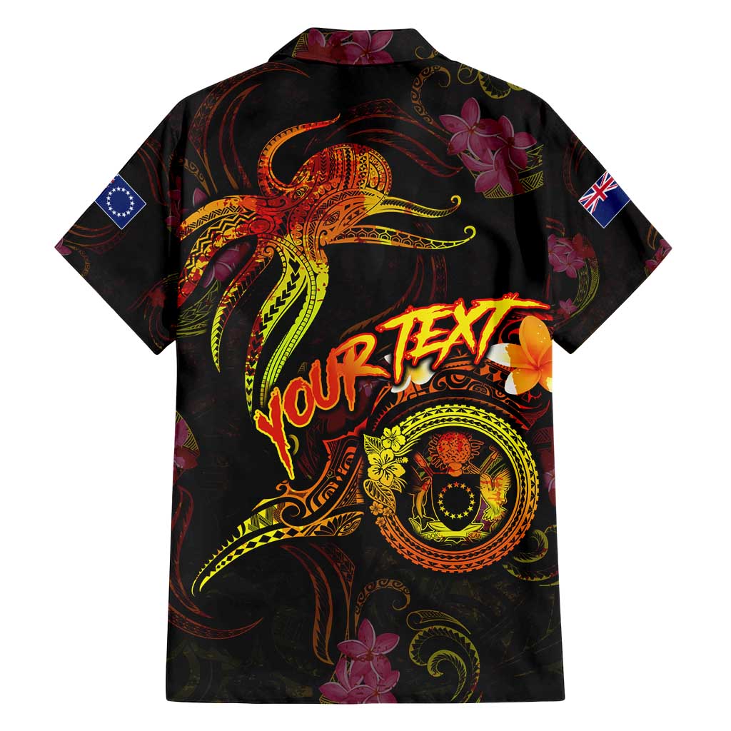 Cook Islands Family Matching Puletasi and Hawaiian Shirt Octopus Plumeria Polynesian Tattoo DT02 - Polynesian Pride