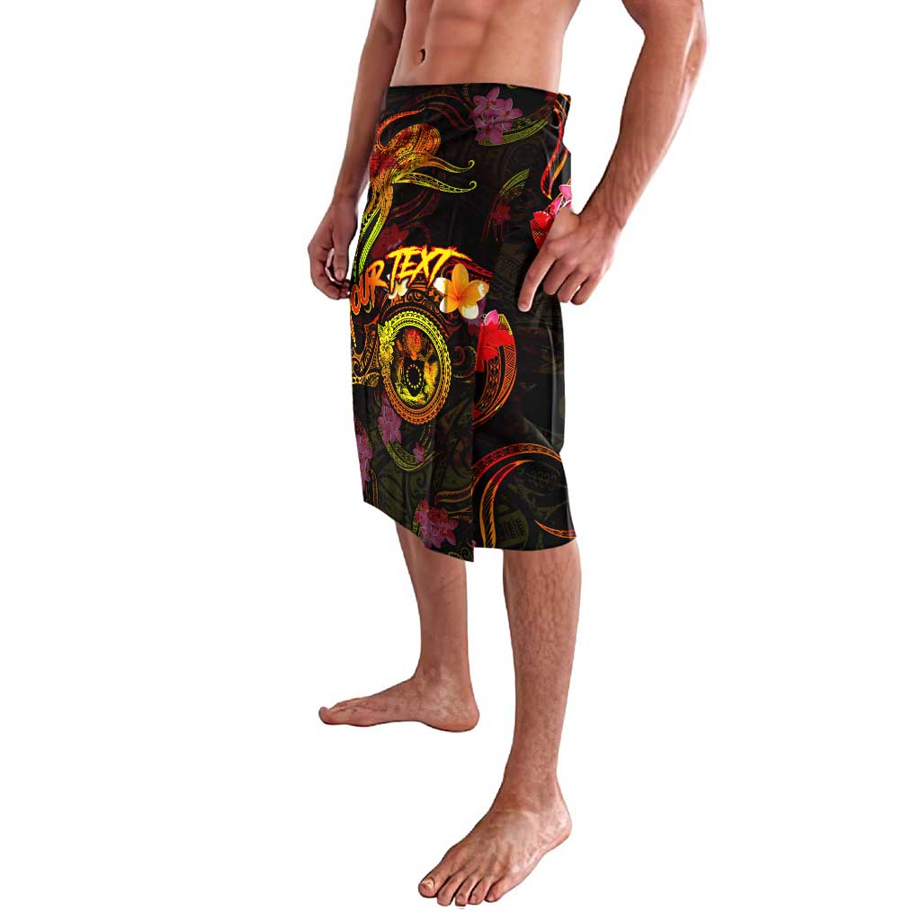 Cook Islands Lavalava Octopus Plumeria Polynesian Tattoo