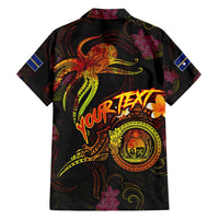 Nauru Hawaiian Shirt Octopus Plumeria Polynesian Tattoo