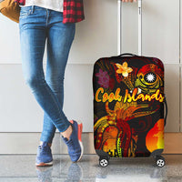 Nauru Luggage Cover Octopus Plumeria Polynesian Tattoo