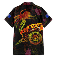 Northern Mariana Islands Family Matching Tank Maxi Dress and Hawaiian Shirt Octopus Plumeria Polynesian Tattoo DT02 - Polynesian Pride