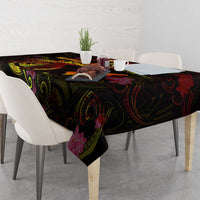 Northern Mariana Islands Tablecloth Octopus Plumeria Polynesian Tattoo DT02 - Polynesian Pride