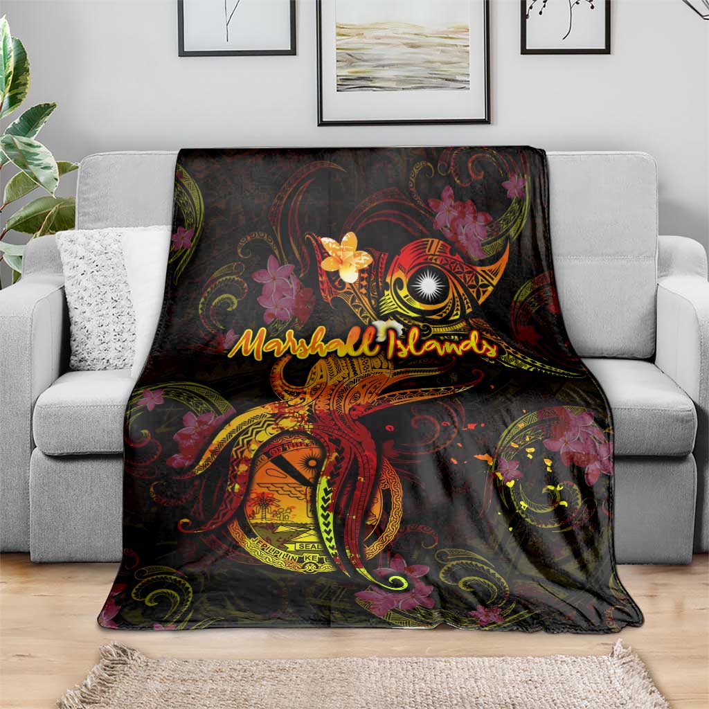 Marshall Islands Blanket Octopus Plumeria Polynesian Tattoo