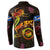 Marshall Islands Button Sweatshirt Octopus Plumeria Polynesian Tattoo