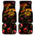 Marshall Islands Car Mats Octopus Plumeria Polynesian Tattoo